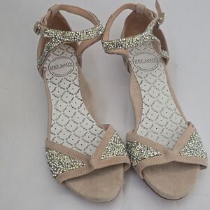 Hey Lady Blush/Slvr.Fancypants Wedgie, NWT, Sz. 9M